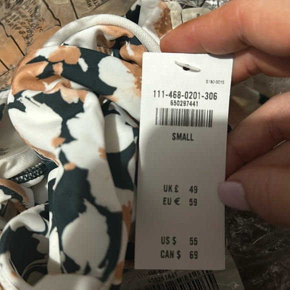 ABERCROMBIE Cross Halter Cutout One-Piece Swimsuit NWT - Picture 9 of 10